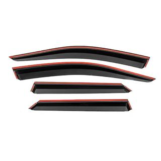 Deflecteurs de Vitres avec Moulure Chromee Niken Luxury (4 pcs) photo 3