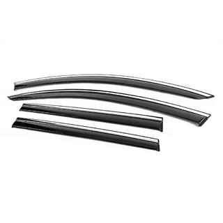 Déflecteurs de Vitres avec Moulure Chromée Niken Luxury (SW, 4 pcs) photo 2