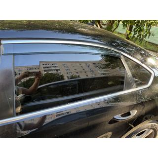 Déflecteurs de Vitres avec Moulure Chromée Niken Luxury (USA, 4 pcs) photo 4