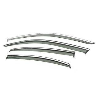 Déflecteurs de vitres avec baguette chromée Niken Luxury (pour Berline, 4 pcs) photo 2