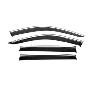 Deflecteurs de Vitres avec Moulure Chromee Niken Luxury (4 pcs) Volvo XC90 2015- photo 1