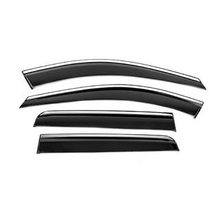Deflecteurs de Vitres avec Moulure Chromee Niken Luxury (4 pcs) Volvo XC90 2002-2014 photo 2