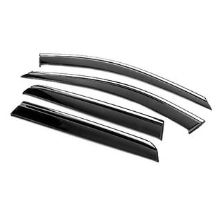 Deflecteurs de Vitres avec Moulure Chromee Niken Luxury (4 pcs) Volvo XC90 2002-2014 photo 3