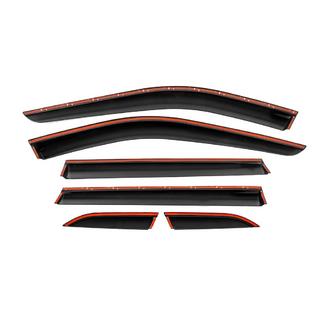 Déflecteurs de vitres avec moulure chromée Niken Luxury (6 pcs) photo 3