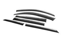 Lexus GX460 2009-2023 Déflecteurs de vitres avec moulure chromée Niken Luxury (6 pcs) photo 4