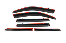 Lexus GX460 2009-2023 Déflecteurs de vitres avec moulure chromée Niken Luxury (6 pcs) photo 5