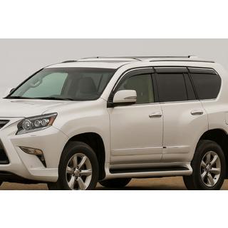 Déflecteurs de vitres avec moulure chromée Niken Luxury (6 pcs) Lexus GX460 2009-2023 photo 1