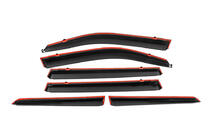 Lexus LX570/450d 2008-2022 Déflecteurs de Vitres avec Moulure Chromée Niken Luxury (2008-2015, 6 pcs) photo 5