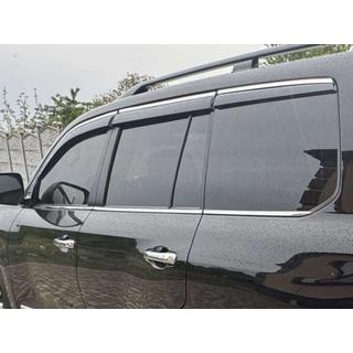 Déflecteurs de Vitres avec Moulure Chromée Niken Luxury (2008-2015, 6 pcs) photo 3