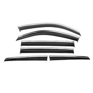 Déflecteurs de Vitres avec Moulure Chromée Niken Luxury (2008-2015, 6 pcs) photo 2