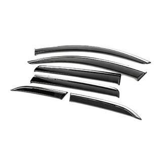 Déflecteurs de vitres avec moulure chromée Niken Luxury (6 pcs) photo 2