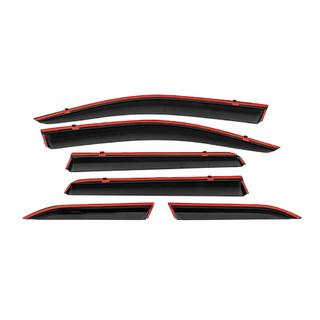 Déflecteurs de vitres avec moulure chromée Niken Luxury (6 pcs) photo 3