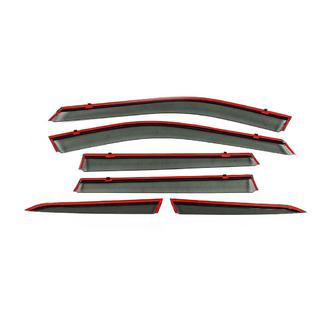 Déflecteurs de Vitres avec Moulure Chromée Niken Luxury (Pour X-trail, 6 pcs) Nissan X-trail T33/Rogue 2022- photo 3