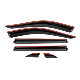 Déflecteurs de vitres avec moulure chromée Niken Luxury (6 pcs) photo 4
