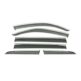 Déflecteurs de vitres avec moulure chromée Niken Luxury (6 pcs) photo 2