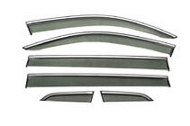 Volkswagen Tiguan 2016-2023 Déflecteurs de Vitres avec Moulure Chromée Niken Luxury (Long, 6 pcs) photo 1