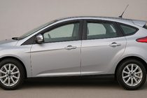 Ford Focus III 2011-2017 Déflecteurs de vitres à encastrer Niken Luxury (SD/HB, 4 pcs) photo 1