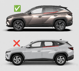 Hyundai Tucson NX4 2021- Déflecteurs d'air encastrables Niken Luxury (4 pcs) photo 5