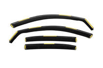 Skoda Octavia II A5 2010-2013 Déflecteurs de vitres (à insérer, in-channel) Niken Luxury (Liftback, 4 pcs) photo 1