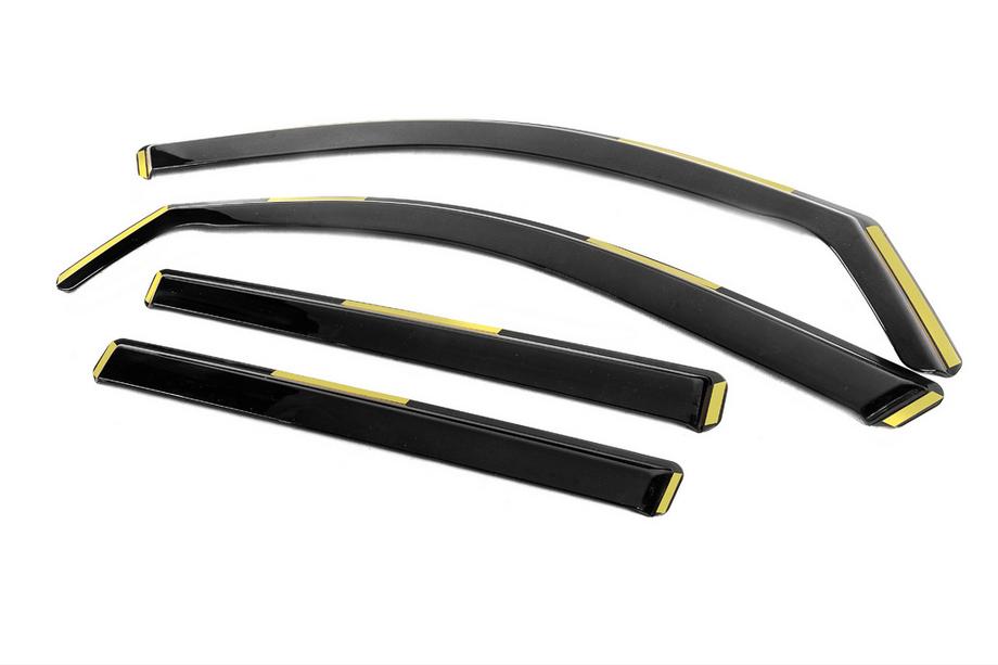 Skoda Kodiaq 2016-2023 Déflecteurs d'air encastrables Niken Luxury (4 pcs) Photo 2