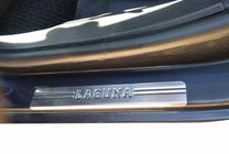 Renault Laguna 2001-2007 Seuils de porte OmsaLine (4 pcs, inox) photo 2