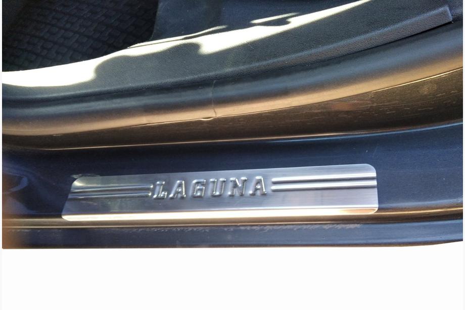 Renault Laguna 2001-2007 Seuils de porte OmsaLine (4 pcs, inox) Photo 2
