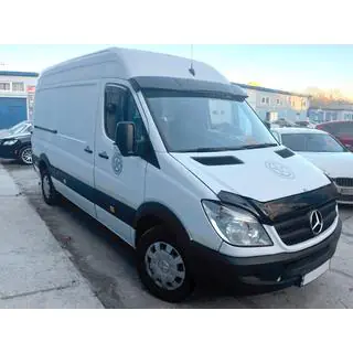 Casquette de pare-brise V-3 (noir brillant, 5mm) Mercedes Sprinter W906 2006–2018 photo 2
