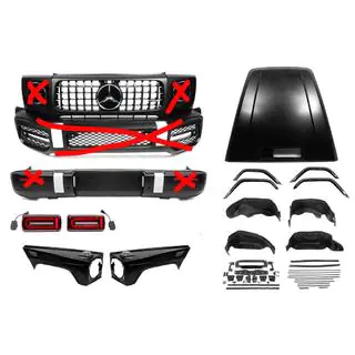 Kit restylage vers G63 AMG 2018 (ensemble incomplet) photo 1