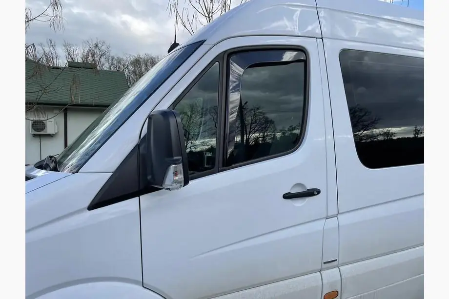 Volkswagen Crafter 2006-2016 Déflecteurs d'air encastrables (2 pcs, HEKO) Photo 2