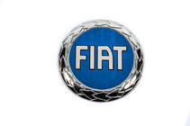 Fiat Emblème Old (bleu, autocollant) 85 mm photo 1