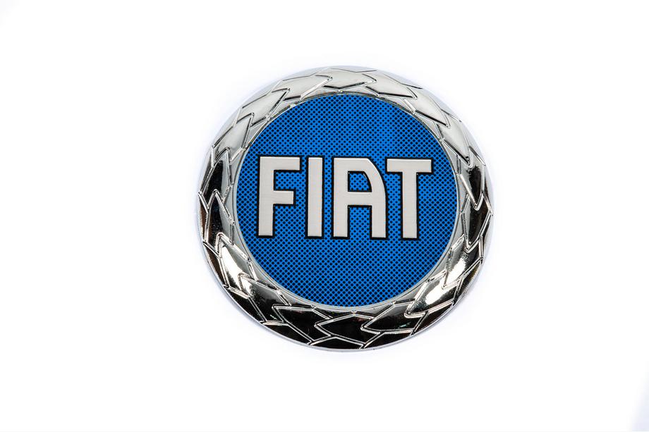 Fiat Emblème Old (bleu, autocollant) 85 mm Image