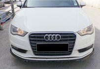 Audi A3 2012-2020 Lame avant (lip) DPT V-3 (Berline/HB, noir brillant) photo 6