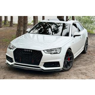 Lame avant DPT V-1 (pour S-Line, 2015-2019, noir brillant) Audi A4 B9 2015-2024 photo 1