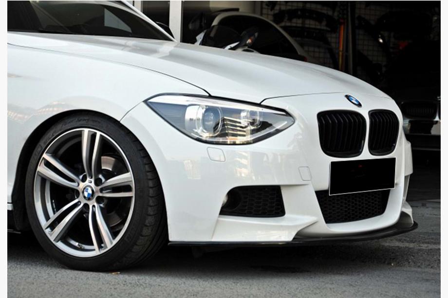 BMW 1 Series F20/F21 2011-2019 Lame avant DPT V-3 (Pour M Performance Style, Noir Brillant) Photo 2