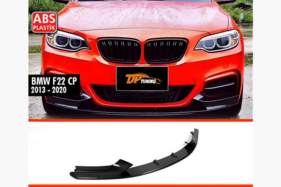 BMW 2 Series F22/F23 2014-2021 Lame Avant DPT V-1 (Pour M Performance, Noir Brillant) Photo 1
