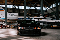 BMW 3 Series E46 1998-2006 Lame avant DPT V-2 (Pour M Sport, Noir Brillant) photo 4