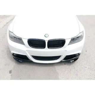 Extensions Front Flap DPT (pour E90 M-Sport 2008-2011, Noir Brillant, 2 pcs) photo 3