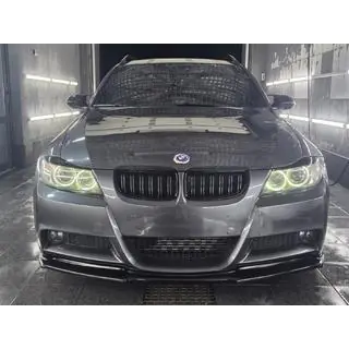 Lame avant DPT (pour E90 M-Sport 2005-2008, noir brillant) photo 1
