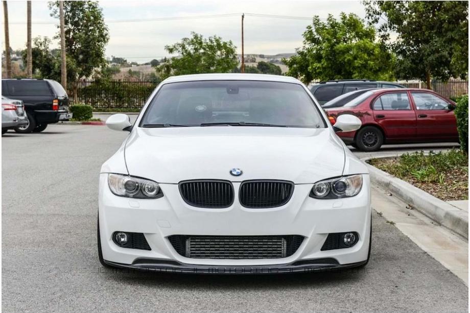 BMW 3 Series E92/E93 2006–2013 Lame avant CSL-Style DPT (pour M-Sport 2006-2010, noir brillant) Photo 2