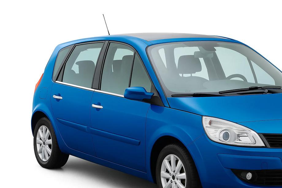 Renault Scenic 1998-2003 Encadrement Exterieur de Vitres Acier Inoxydable (4 pcs) Image
