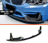 BMW 3 Series F30/F31 2012-2019 Lame avant DPT V-3 (Pour M3 F80, Noir Brillant) photo 1