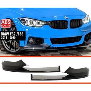 Lame avant DPT V-4 (pour M Technic, Noir Brillant) BMW 4 Series F32/F33/F36 2012-2020