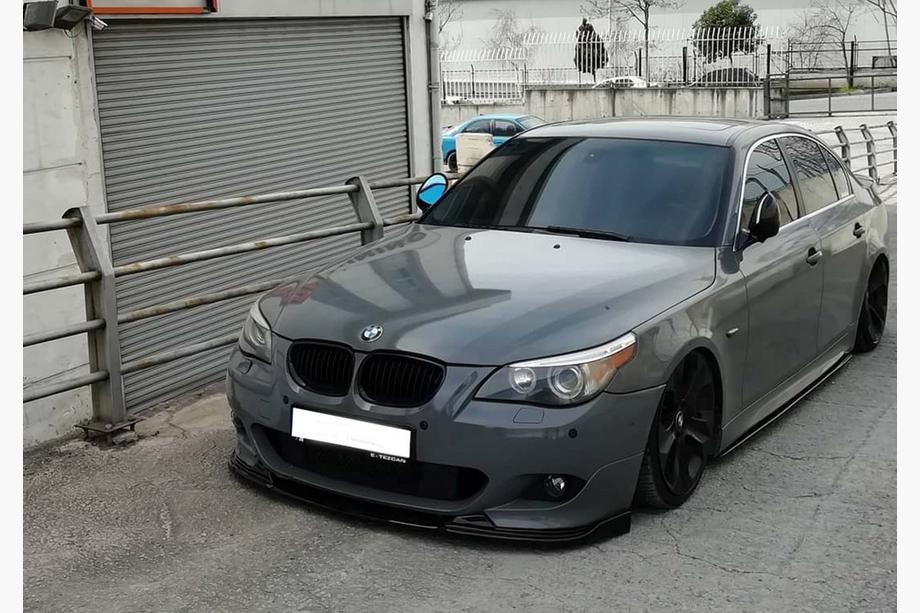 BMW 5 Series E60/E61 2003-2010 Lame avant DPT (pour M Sport/M Technic Hamann noir brillant) Photo 1
