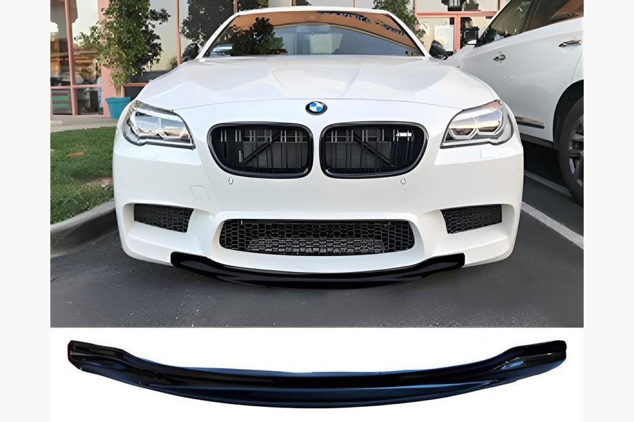 BMW 5 Series F10/F11 2010–2016 Lame avant DPT V1 (Pour M5, Noir Brillant) Photo 1