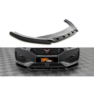 Lame avant DPT (pour Cupra, noir brillant) Seat Leon 2020-