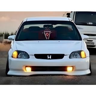 Lame avant DPT V-1 (Noir Brillant) Honda Civic 1995-2001