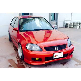 Lame avant DPT V-2 (Noir Brillant) Honda Civic 1995-2001 photo 2