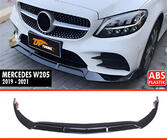 Mercedes C-class W205 2014-2021 Lame avant DPT (2019-2021, uniquement pour AMG-Line, Noir Brillant) photo 2