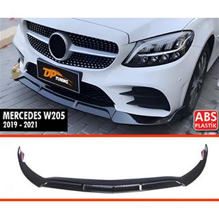Lame avant DPT (2019-2021, uniquement pour AMG-Line, Noir Brillant) Mercedes C-сlass W205 2014-2021 photo 2