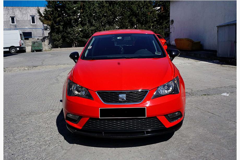Seat Ibiza 2010-2017 Lame avant DPT V-1 (Noir Brillant) Photo 3